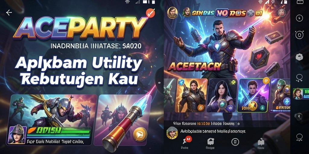 Tampilan aplikasi ACEPARTY dengan fitur pengaturan tugas yang memudahkan.