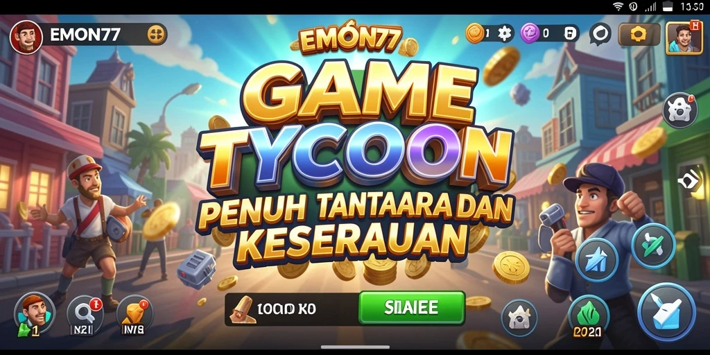 Tampilan menarik dari gameplay EMON77 yang menantang dan seru.