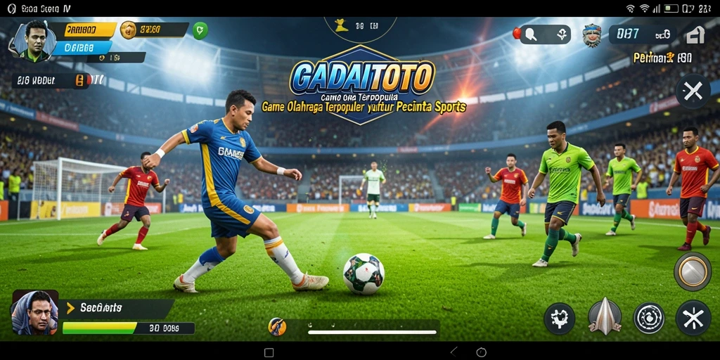 Tampilan gameplay seru GADAITOTO yang menggugah semangat olahraga.