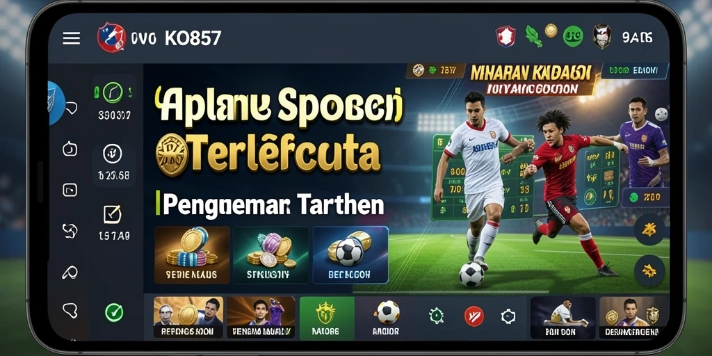 Tampilan menarik dari gameplay aplikasi Sportsbook KO857.