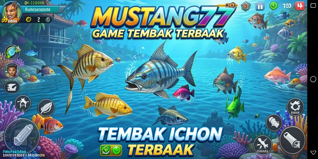 Gameplay seru menembak ikan di MUSTANG77.