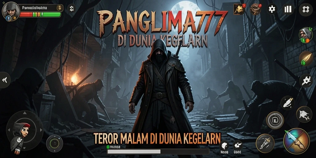 Screenshot menunjukkan aksi menegangkan di dalam permainan horror.
