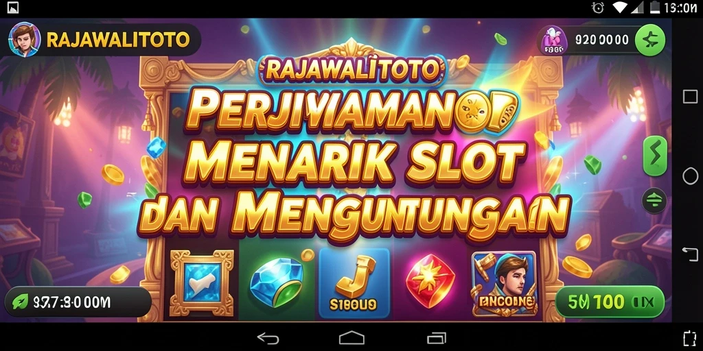 Tampilan gameplay menarik dalam RAJAWALITOTO yang penuh warna.