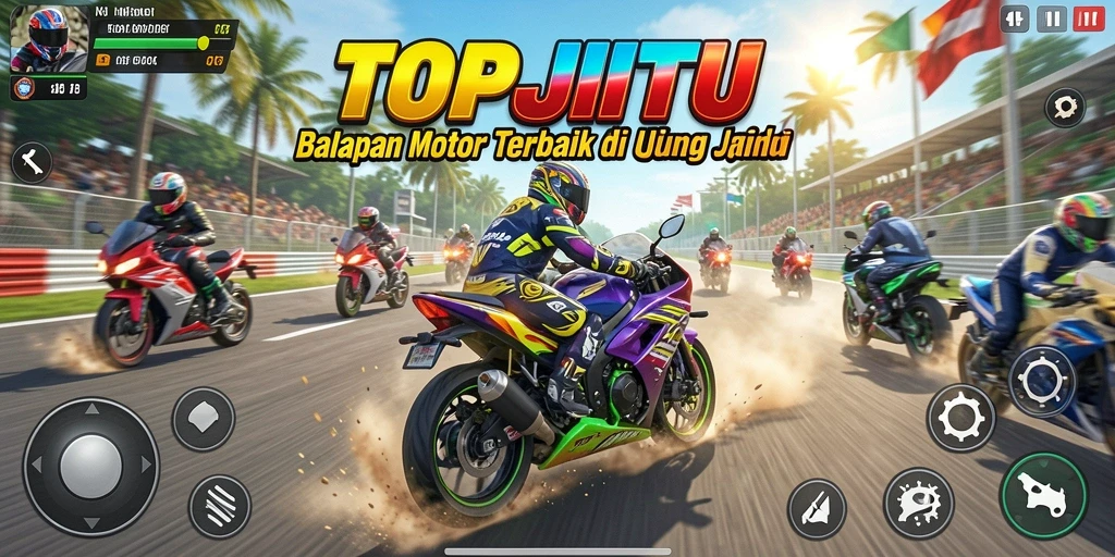 Gameplay seru dengan balapan motor cepat dan grafik menawan.