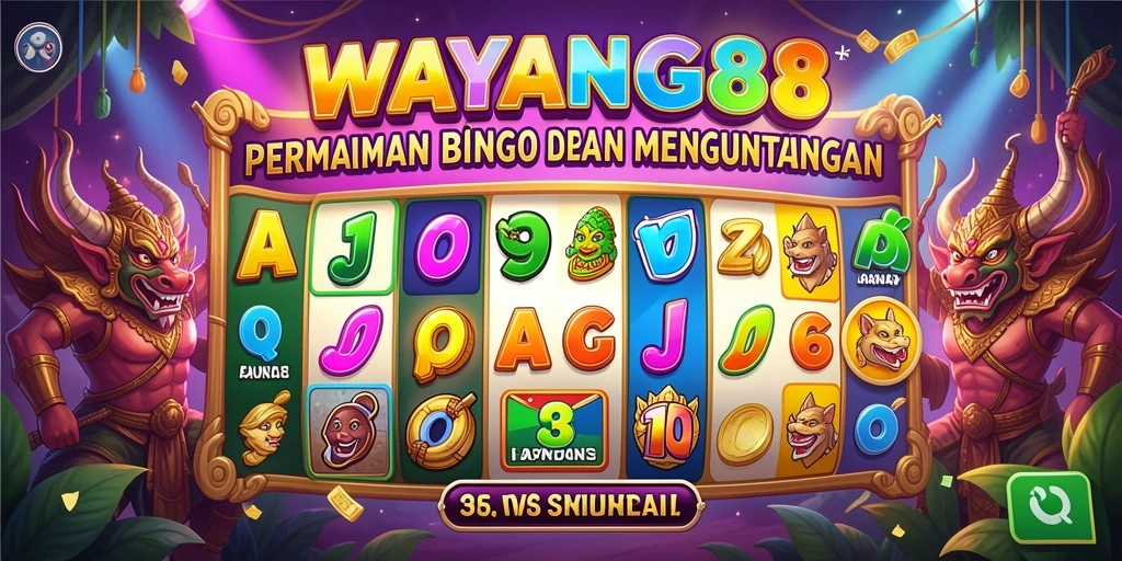 Tampilan utama <strong>WAYANG88</strong> saat bermain Bingo yang menarik dan interaktif.