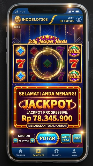 Screenshot aplikasi indoslot303 dengan antarmuka yang menarik.